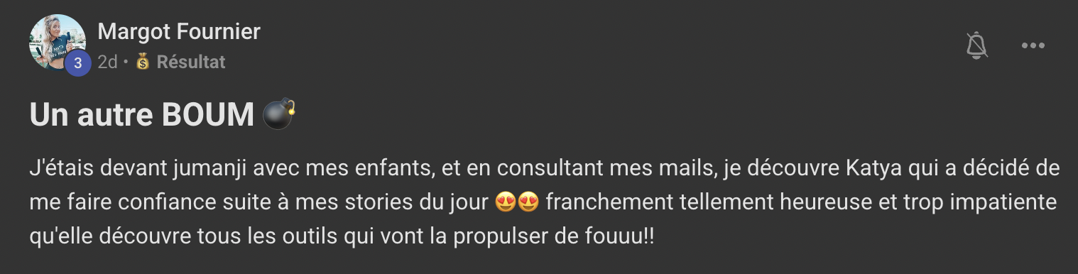 Témoignage membre 9